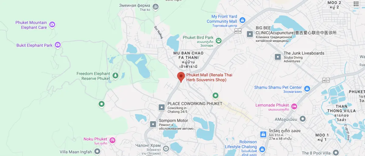 Карта расположения Renala