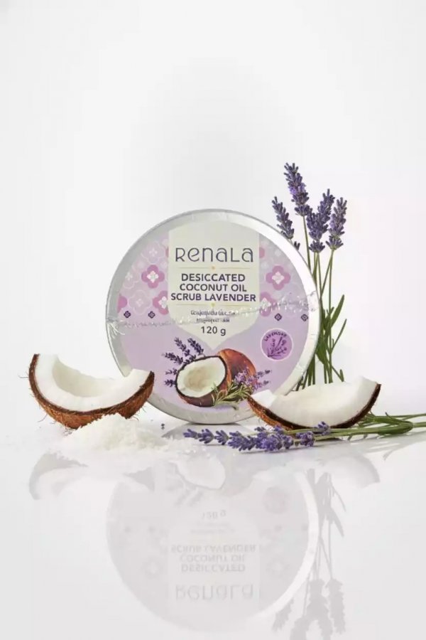 Скраб с кокосовым маслом и лавандой (120 г)
