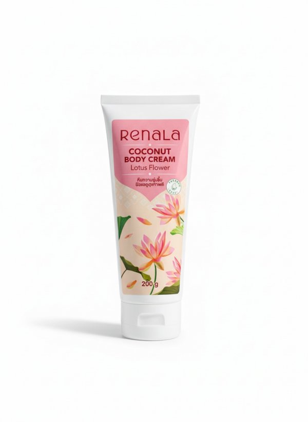 Coconut Body Cream Lotus Flower (200g)